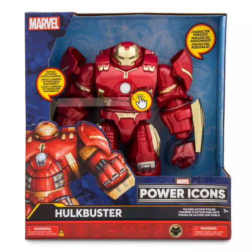 Disney - Marvel - Power Icons - Hulkbuster - Sprechende Actionfigur 4+ Jahre